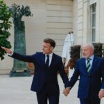 Lula conversa por telefone com Macron
